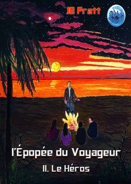 La couverture du second tome des aventures du Voyageur, le Héros